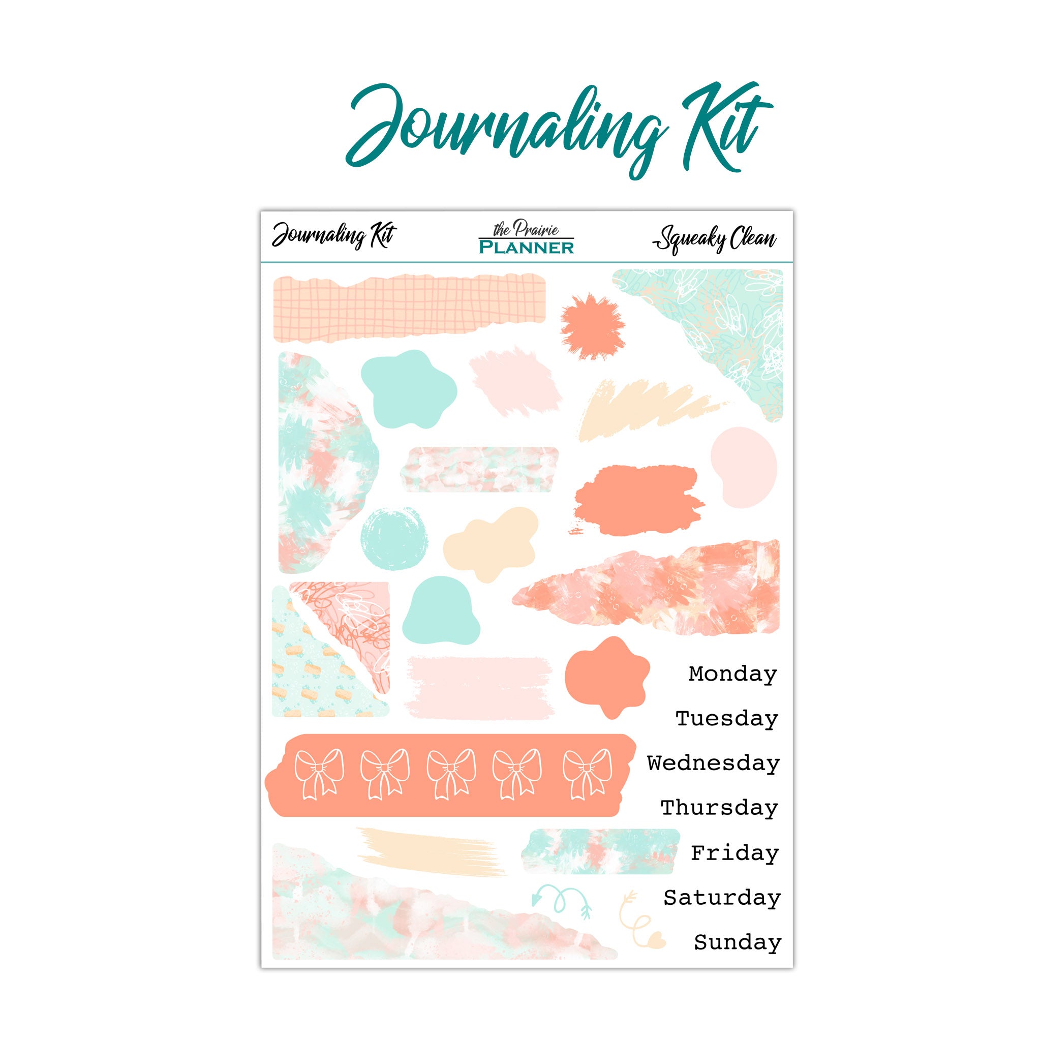 Squeaky Clean - Journaling Kit
