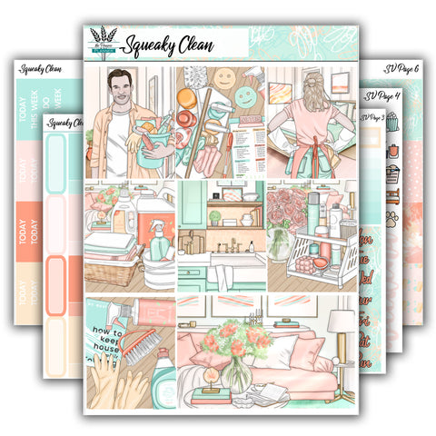 Squeaky Clean | Weekly Planner Kit