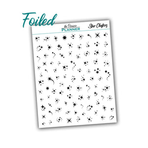 FOIL Star Clusters - Planner Stickers