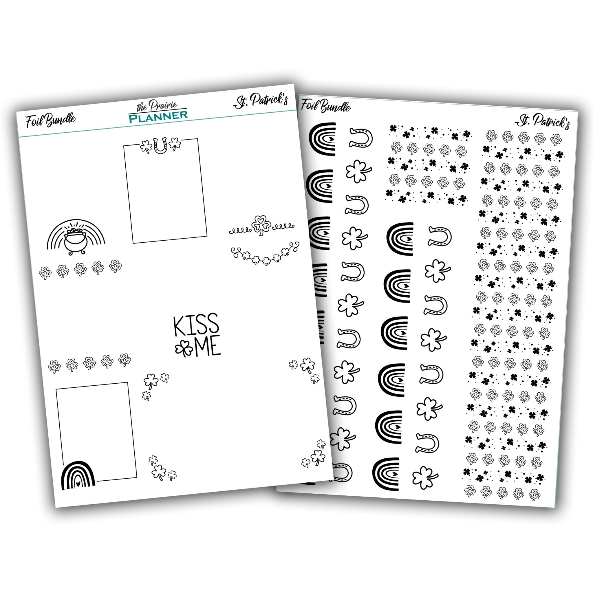 FOIL - St. Patrick's Collection - Planner Stickers