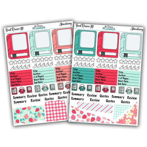 Book Review Kit - Strawberry