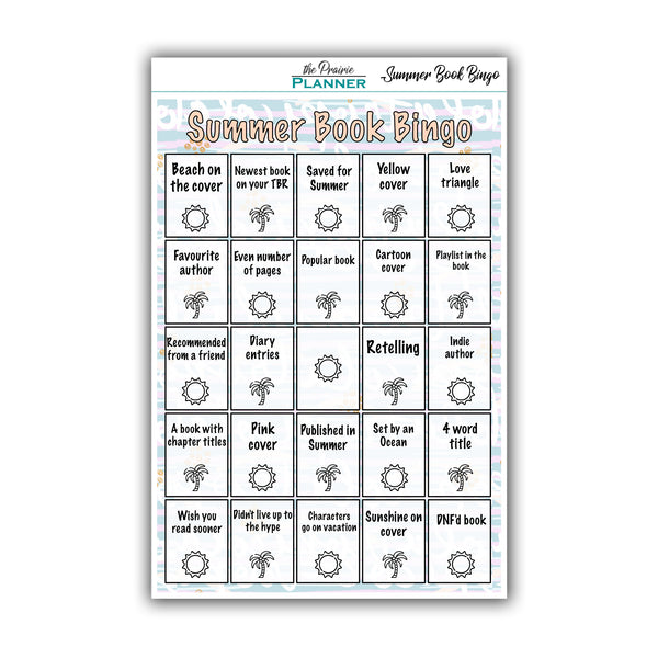 Summer Book Bingo
