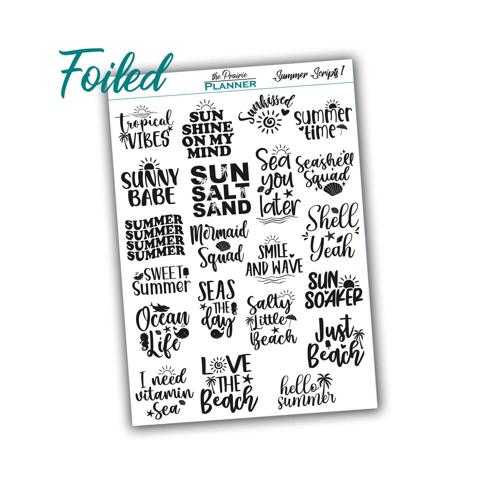 FOIL Summer Scripts 1