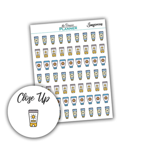 Sunscreen Icons