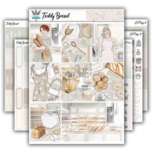 Teddy Bread | Weekly Planner Kit