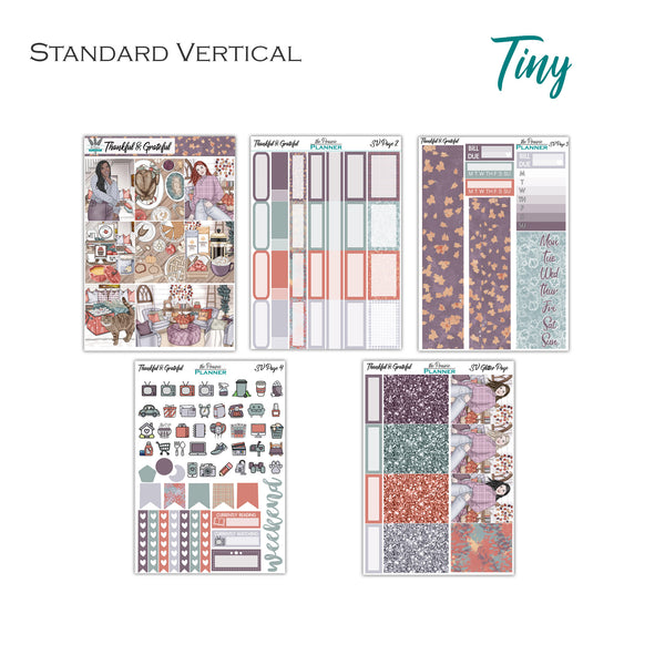 Thankful & Grateful | Weekly Planner Kit