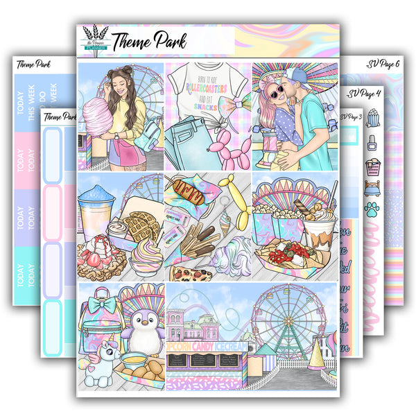 Theme Park | Weekly Planner Kit