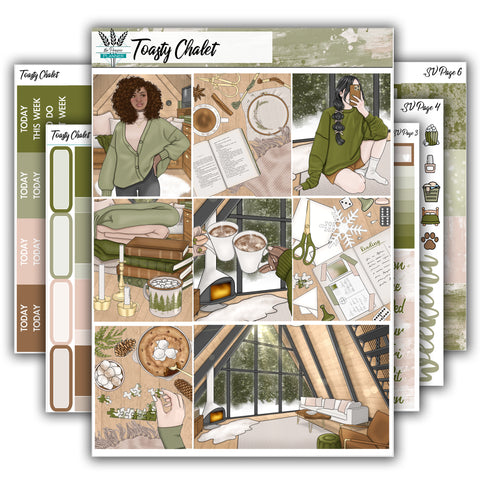 Toasty Chalet | Weekly Planner Kit