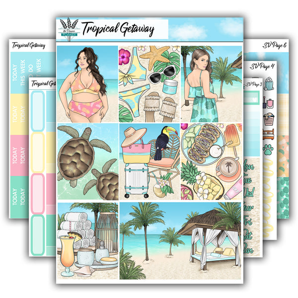 Tropical Getaway | Weekly Planner Kit
