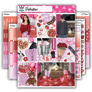 Valentine | Weekly Planner Kit