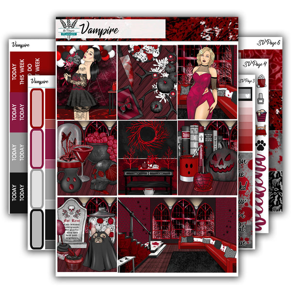 Vampire | Weekly Planner Kit