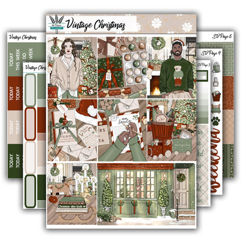 Vintage Christmas | Weekly Planner Kit