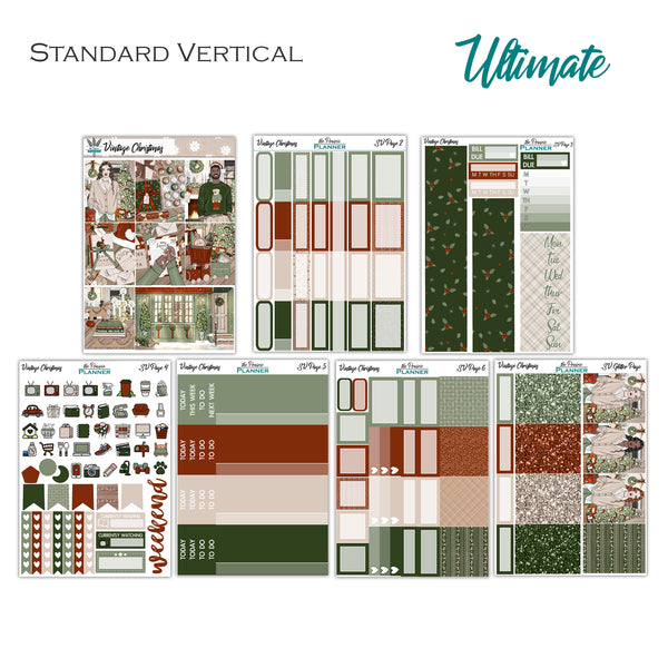 Vintage Christmas | Weekly Planner Kit