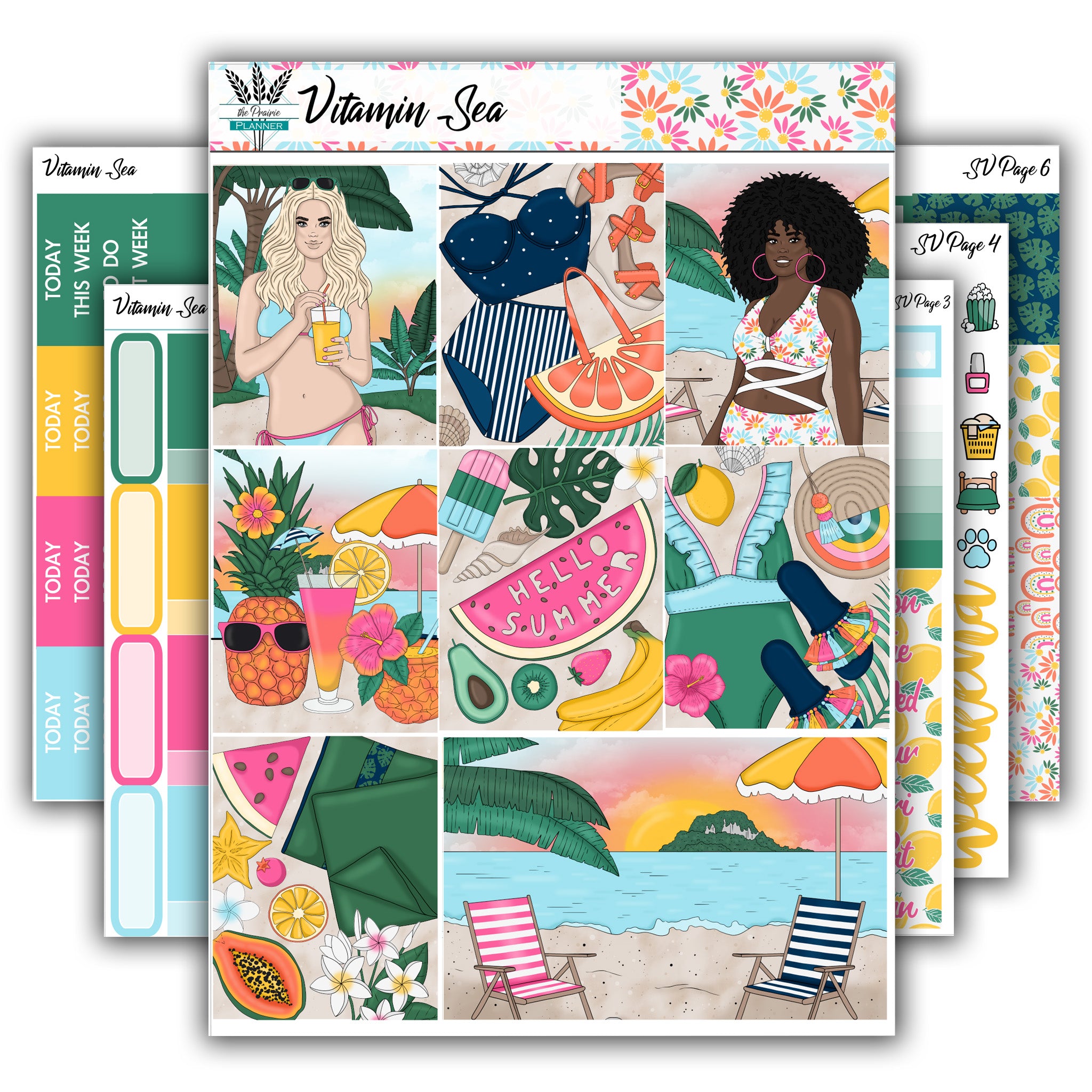 Vitamin Sea | Weekly Planner Kit