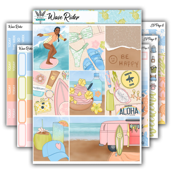 Wave Rider | Weekly Planner Kit