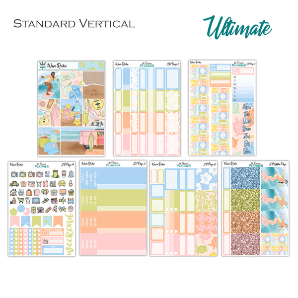 Wave Rider | Weekly Planner Kit