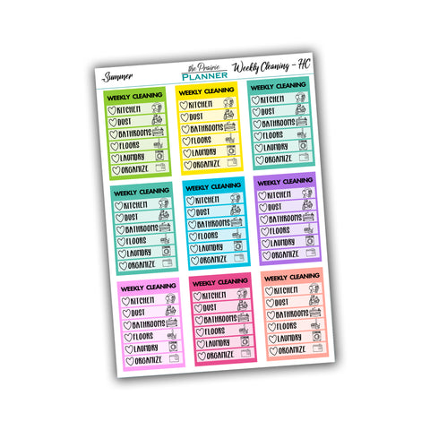 Weekly Cleaning - Hobo Cousin - Summer Multi-Colour