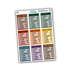 Weekly Cleaning - HC- Fall Multi-Colour