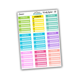 Weekly Hydrate - Hobo Cousin - Summer Multi-Colour