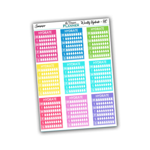 Weekly Hydrate - HC- Summer Multi-Colour