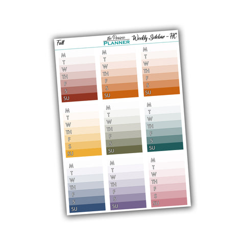 Weekly Sidebar - Hobo Cousin - Fall Multi-Colour
