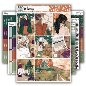 Winery | Weekly Planner Kit