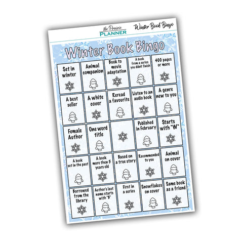 Winter Book Bingo