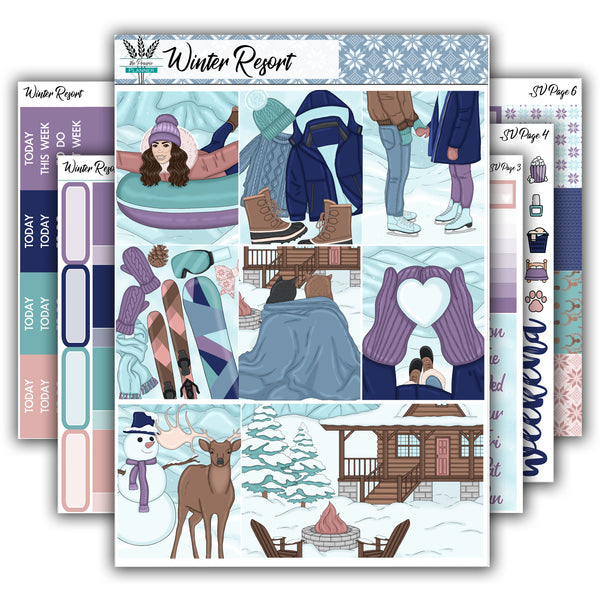 Winter Resort | Weekly Planner Kit