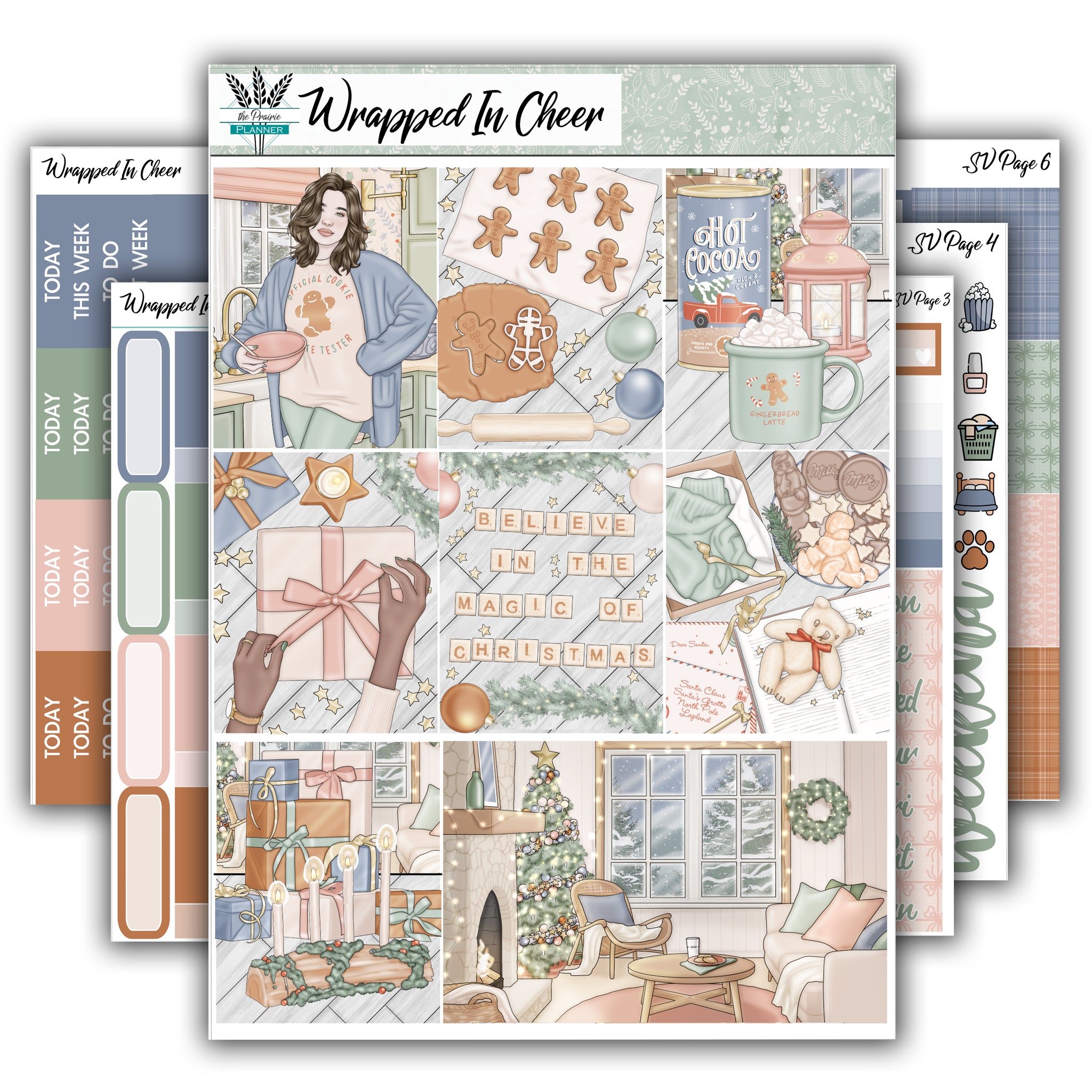 Wrapped In Cheer | Weekly Planner Kit