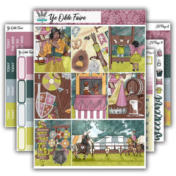 Ye Olde Faire | Weekly Planner Kit