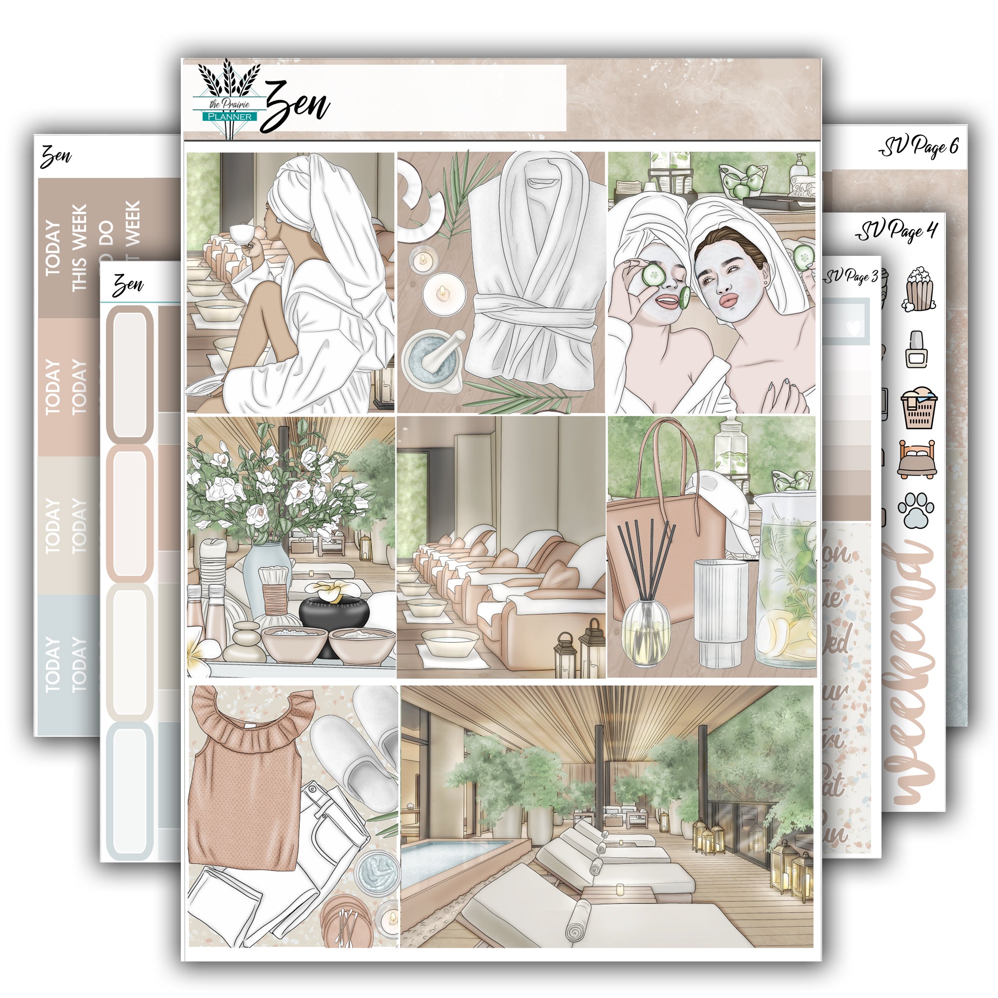 Zen | Weekly Planner Kit
