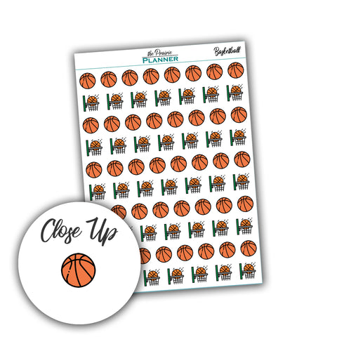 Basketball Practice/Game - Planner Stickers