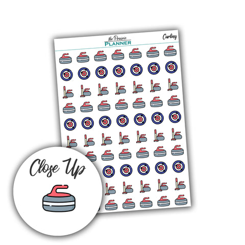 Curling - Planner Stickers