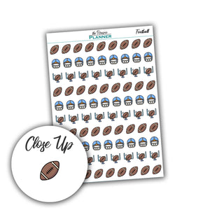 Football Practice/Game - Planner Stickers