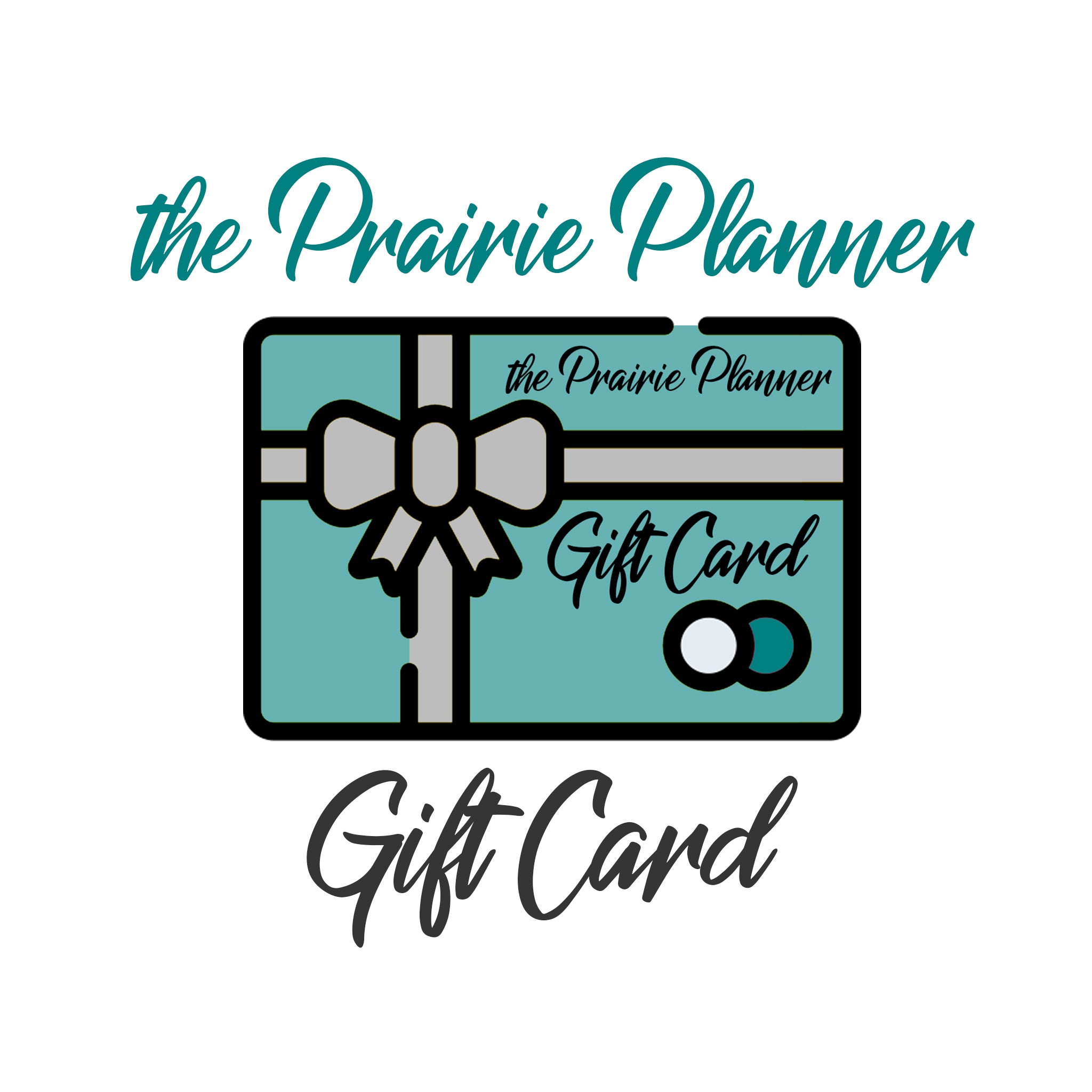 the Prairie Planner Gift Card