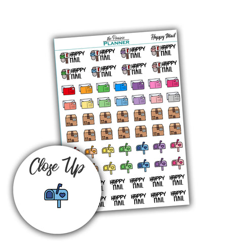 Happy Mail - Planner Stickers
