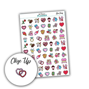 Love Icons - Planner Stickers