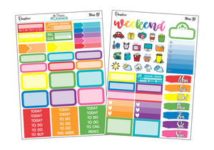 Mini Kit - Rainbow - Planner Stickers