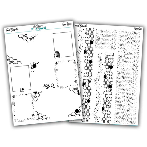 FOIL - Beehive Collection - Planner Stickers