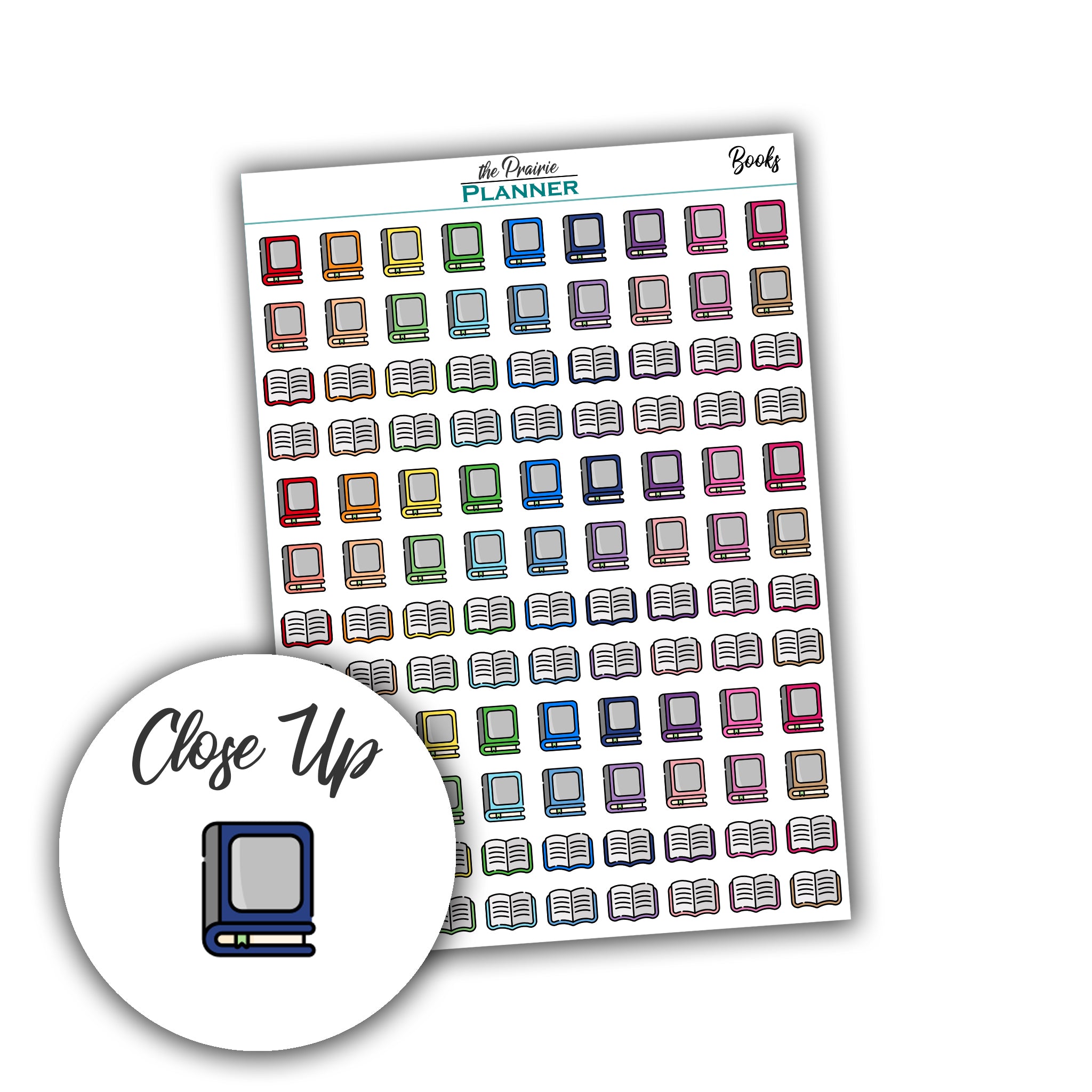 Book Icons 2.0 - Planner Stickers