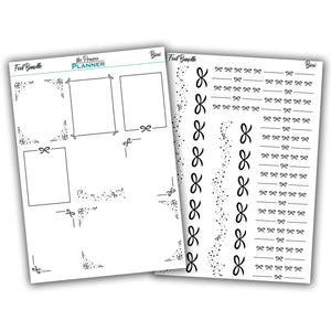 FOIL - Bow Collection - Planner Stickers