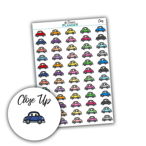 Cars - Planner Stickers