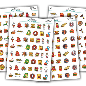 Fast Food - Planner Stickers