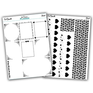 FOIL - Heart Collection - Planner Stickers