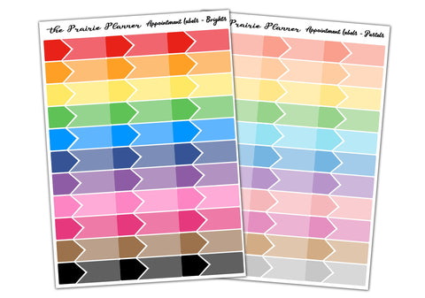 Appointment Labels - Planner Stickers