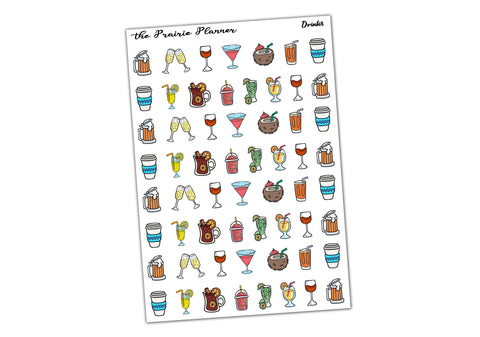 Drinks - Planner Stickers