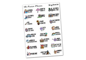 Spring Bucket List - Planner Stickers