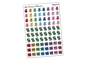 Money Icons - Planner Stickers