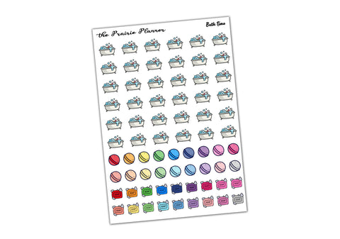 Bath Time - Planner Stickers