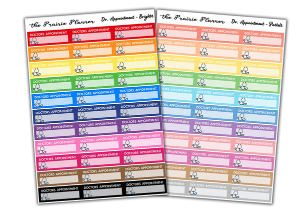 Doctor's Appointment - Planner Stickers